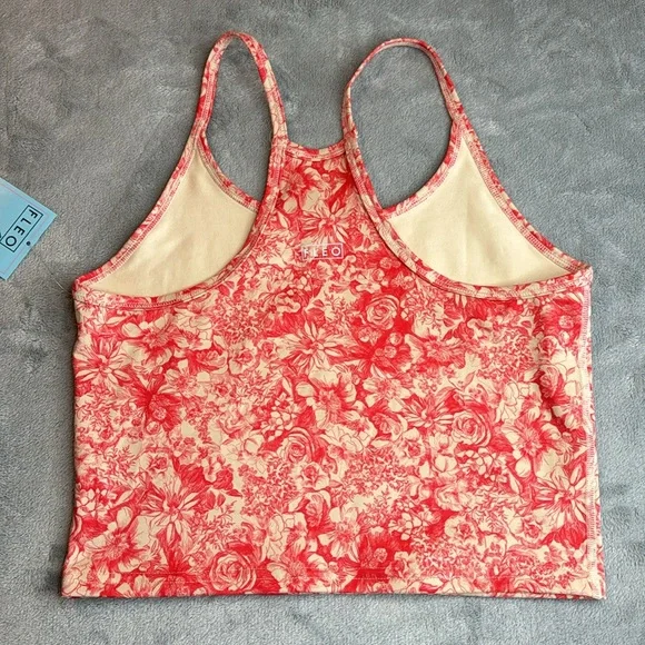 NWT Floe Flower Sketch Switch Up Crop Tank Top  Size Medium - Picture 4 of 8